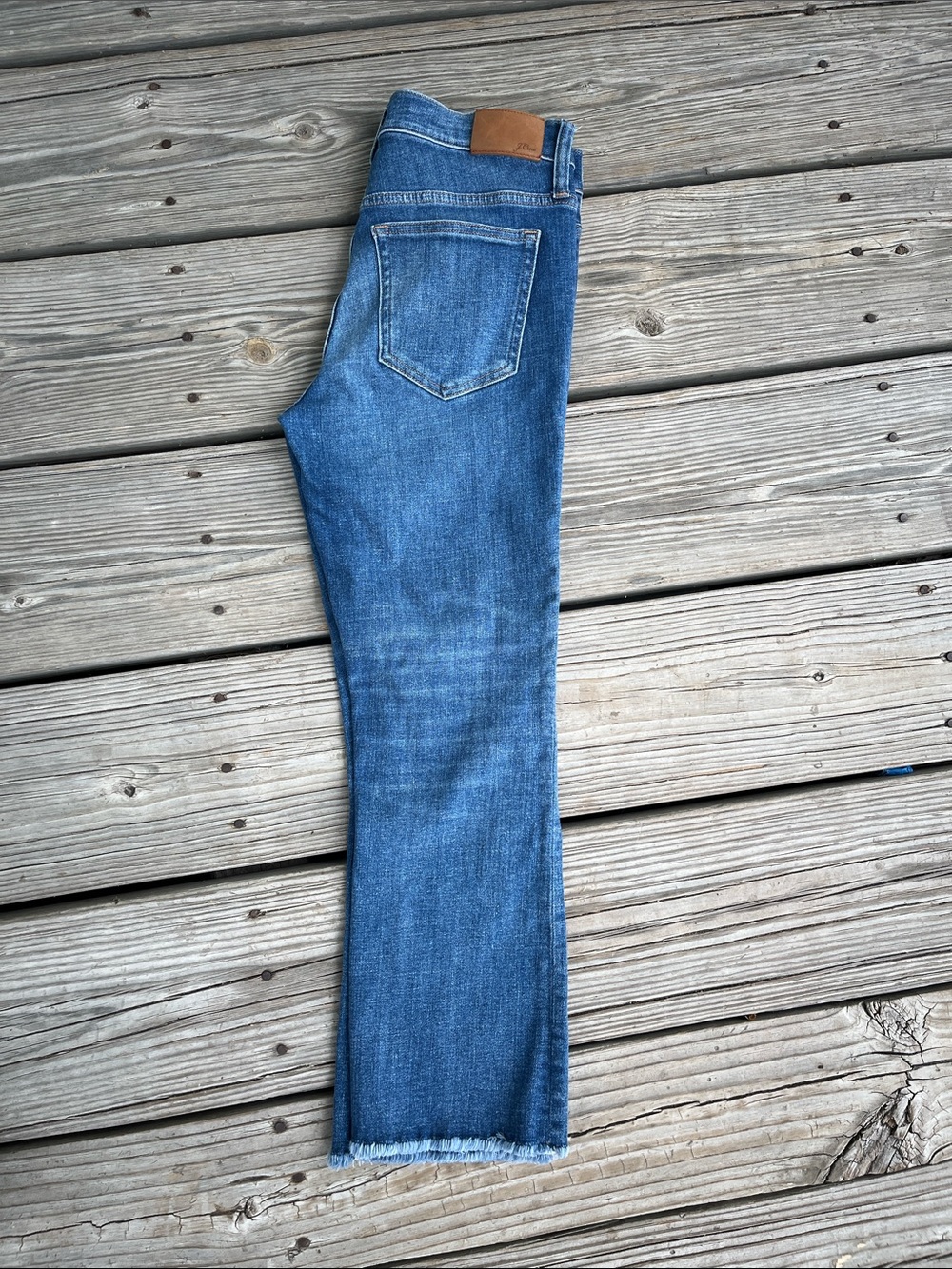 J. Crew Medium Blue Straight-Leg Women's Jeans